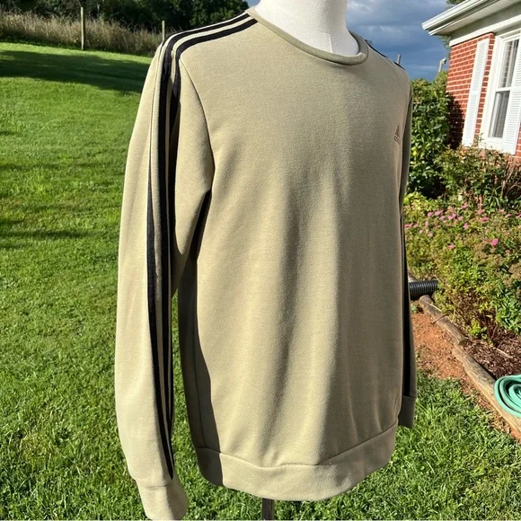 -Adidas "Prime Green" Crew Neck Sweatshirt Men's Size Large EUC - Picture 6 of 8
